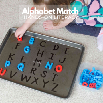 Alphabet Magnet Match-up Activity