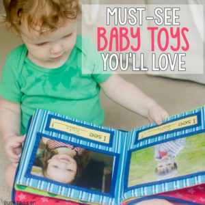 BABY TOYS: You've got to see these awesome toy ideas from baby from Lakeshore Learning! We love these easy baby activities! Babies will love these fun ways to play from Busy Toddler (#ad from Lakeshore Learning)