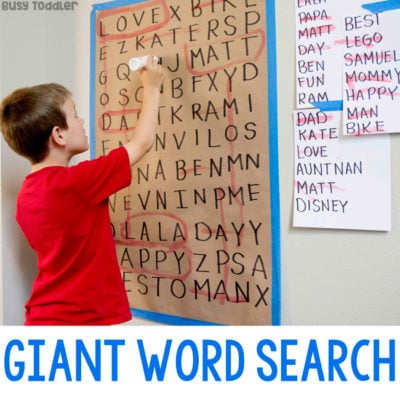 Giant Word Search Activity