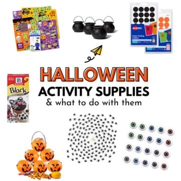 Halloween Activity Supplies (and what to do with them)