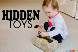 Hidden Toys: A Simple Activity for Baby to Play