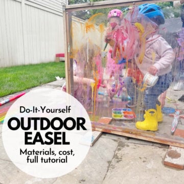 How to Make an Outdoor Easel