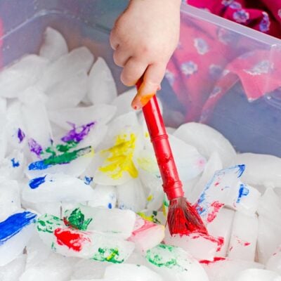 Painting Ice Cubes Activity