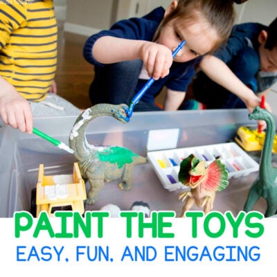 Paint the Toys Kids Art Activity